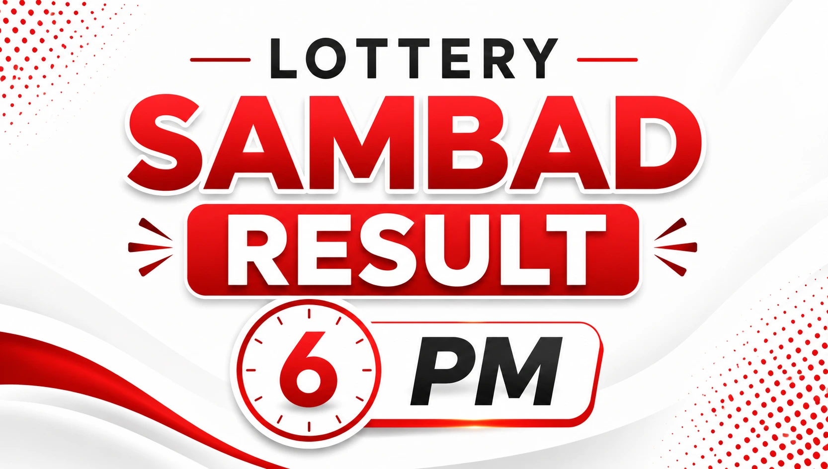 Lottery Sambad Result 6 PM